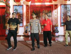 Polres Mojokerto Kota Perketat Pengamanan Imlek di Kelenteng Hok Sian Kiong