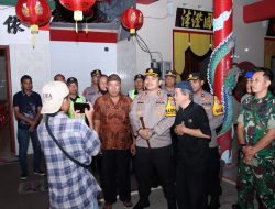 Pastikan Perayaan Imlek Berjalan Aman, Kapolres Sumenep Laksanakan Pengecekan Dan Sterilisasi