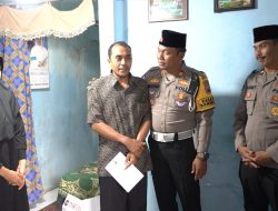 Polres Mojokerto Kota Santuni Keluarga Korban Laka Laut Pantai Drini