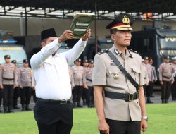 Rotasi Jabatan Polres Mojokerto Kota, Kapolres Pimpin Sertijab Kabag SDM