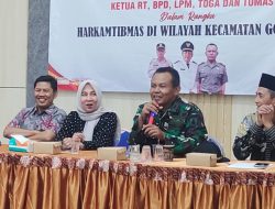 Perkuat Keamanan dan Ketertiban Wilayah, Forkopimca Gondang Gelar Silahturahmi Bersama Masyarakat