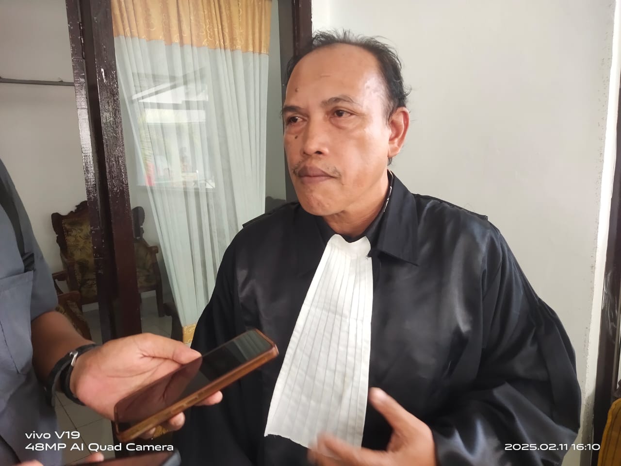 Syafrawi SH, Kuasa hukum terdakwa pada kasus KDRT 