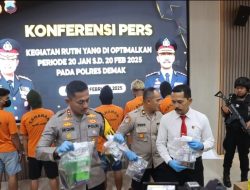 Satu Bulan Polres Demak Ungkap 5 Kasus Narkoba Jelang Ramadhan 1446 H/2025