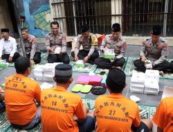 Ajak Bukber Tahanan, Kapolres Mojokerto Kota Berikan Semangat dan Motivasi