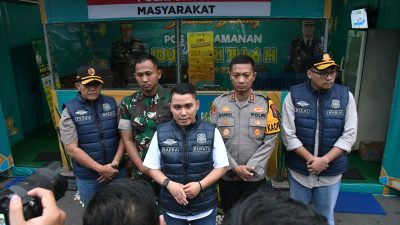 Dandim 0815/Mojokerto Bersama Forkopimda Kabupaten Mojokerto Tinjau Pos Pam dan Pos Yan Lebaran Tahun 2025