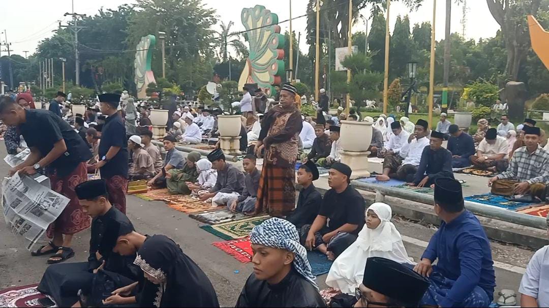 Area Taman Bunga (TB) juga menjadi lokasi jama'ah 