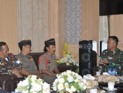 Kodim 0815/Mojokerto Terima Audiensi Pengurus GP Ansor & Banser Kabupaten Mojokerto