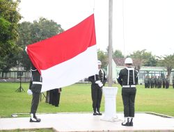 Dandim 0815/Mojokerto Pimpin Upacara Bendera, Sampaikan Pesan Strategis Panglima TNI