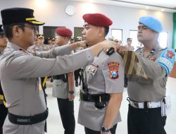 Kapolres Mojokerto Kota Pimpin Sertijab Kasat Res Narkoba