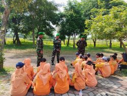 Bentuk Kepribadian Siswa Berkarakter, Koramil 0815/10 Bangsal Latih PBB Siswa SMP Al Akbar