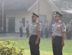37 Tahun Mengabdi, 2 Anggota Polres Mojokerto Kota Naik Pangkat