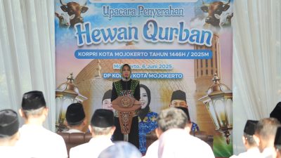Salurkan 18 Hewan Kurban, Ning Ita: Wujud Nyata Semangat Berbagi dan Kepedulian KORPRI
