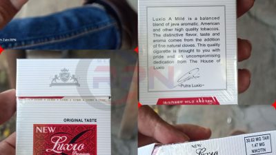 Parah! Rokok New Luxio Bebas Dipasarkan Meski Tanpa Pita Cukai dan Gambar Peringatan Bahaya Merokok, Langgar Hukum Berat
