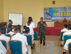 Danramil 0815/09 Mojosari Tekankan Pentingnya 4 Pilar Kebangsaan di Hadapan Siswa SMA TNH