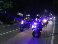 Jaga Kondusifitas Malam Akhir Pekan, Polres Mojokerto Kota Optimalkan Patroli Cipta Kondisi