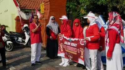 SD Negeri Ketegan,1 Gelar Jalan Sehat Meriah Sambut HUT RI Yang ke-80