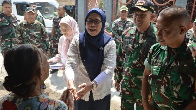 Dandim 0815/Mojokerto Dampingi Inspektorat Jatim Tinjau Rumah Tinggal Layak Huni