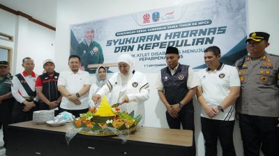 Wali Kota Mojokerto Bersama Gubernur Jatim Rayakan Syukuran Haornas ke-42 Bersama Atlet Paralimpik