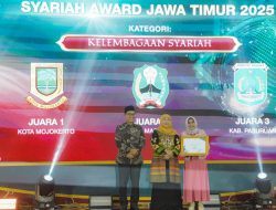 Top, Kota Mojokerto Raih Juara Umum Syariah Awards Jawa Timur 2025