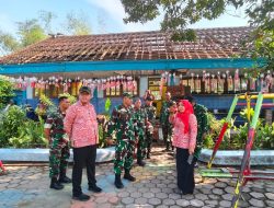 Dandim 0815/Mojokerto Tinjau Lokasi Persiapan TMMD ke-126 di Desa Sumbertanggul