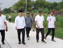 Pembangunan Ruas Jalan Bendung-Bantengan Tuntas 2025, Bupati Albarra Tinjau Langsung Progres Lapangan