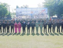 Upacara Peringatan HUT ke-80 TNI di Mojokerto, TNI Prima-TNI Rakyat-Indonesia Maju