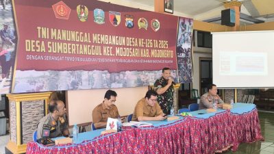 Sinergi TNI dan Pemerintah Daerah, TMMD ke-126 Beri Edukasi Pentingnya Wawasan Kebangsaan dan Gotong Royong