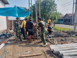 TMMD ke-126 Kodim 0815/Mojokerto Bangun Sumur Bor di Lima Titik, Dukung Program Unggulan Kasad untuk Pemenuhan Air Bersih