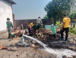 Air Bersih Mengalir, Harapan Baru Tumbuh Lewat TMMD ke-126 Kodim 0815/Mojokerto