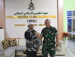 Jalin Komunikasi dan Sinergi dengan Tokoh Agama, Dandim 0815/Mojokerto Silaturahmi ke Ponpes eLKISI