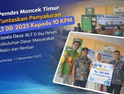 Pemdes Moncek Timur Tuntaskan Penyaluran BLT DD 2025 kepada 10 KPM