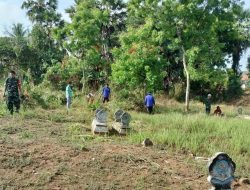 Pemdes Kambingan Barat Gelar Aksi Bersih-Bersih, Wujudkan Lingkungan Desa Sehat