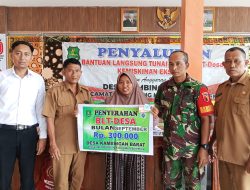 BLT DD Tahap III Disalurkan, Pemdes Kambingan Barat Pastikan Bantuan Tepat Sasaran