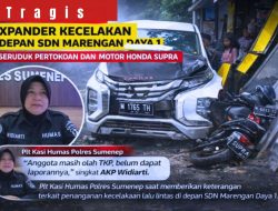 Diduga Mengantuk, Xpander Cross Hantam Dua Motor dan Lapak PKL di Jalur Sumenep–Kalianget