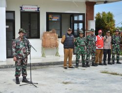 Kodim 0815/Mojokerto Gelar Apel Pasukan dan Latihan Simulasi Penanggulangan Bencana Alam di Pacet