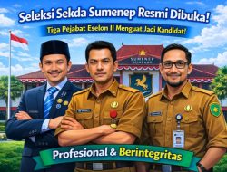 Seleksi Sekda Sumenep Resmi Dibuka, Tiga Figur Eselon II Menguat di Bursa Calon. Masyarakat Harap Pemimpin Profesional dan Berintegritas