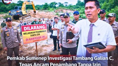 Gambar ilustrasi Kepala Bagian Perekonomian dan ESDA Kabupaten Sumenep bersama sejumlah pihak saat mendatangi Tambang Galian C di beberapa titik