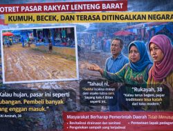 Potret Pasar Rakyat Lenteng Barat: Kumuh, Becek, dan Terasa Ditinggalkan Negara