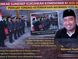 Pemkab Sumenep Kukuhkan Komisioner KI 2025–2029, Perkuat Fondasi Keterbukaan Informasi Publik