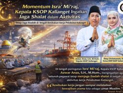 Momentum Isra’ Mi’raj, Kepala KSOP Kalianget Ajak Pegawai Tetap Jaga Ibadah di Tengah Aktivitas Kerja