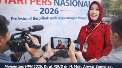 Momentum HPN 2026, Dirut RSUD dr. H. Moh. Anwar Sumenep Harap Pers Tetap Berpihak pada Kepentingan Masyarakat