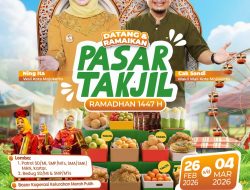 Ayo Ramaikan! Pasar Takjil Ramadan 2026 Kembali Hadir di Pasar Ketidur Kota Mojokerto