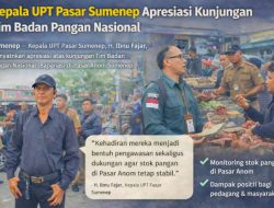 Kepala UPT Pasar Sumenep Apresiasi Kunjungan Tim Badan Pangan Nasional