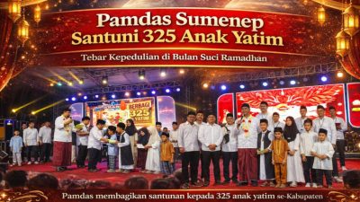 Pamdas Sumenep Santuni 325 Anak Yatim, Tebar Kepedulian di Bulan Suci Ramadhan