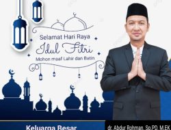 Keluarga Besar Rumah Sakit Umum Soegiri Lamongan Mengucapkan Selamat Hari Raya Idul Fitri 1447 Hijriah/ 2026 Masehi