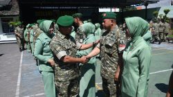 26 Prajurit Kodim 0815/Mojokerto Naik Pangkat, Dandim Tekankan Tanggung Jawab dan Keteladanan