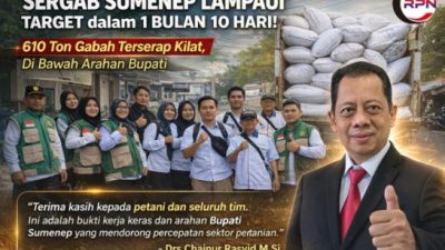 Dibawah Arahan Bupati Fauzi, Sergab 600 Ton Tercapai Hanya 1 Bulan 10 Hari. Buah Manis Kinerja PPL