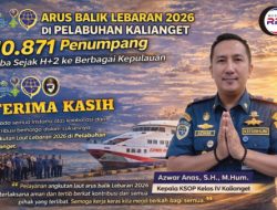 Arus Balik Lebaran 2026 di Pelabuhan Kalianget Terkendali, 10.871 Penumpang Tiba dengan Aman