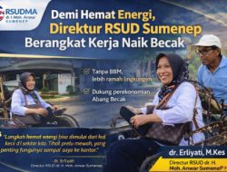 Direktur RSUD Sumenep Pilih Naik Becak ke Kantor, Wujud Nyata Hemat Energi dan Kepedulian Sosial