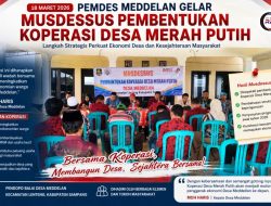 Pemdes Meddelan Kukuhkan Kepengurusan KDMP